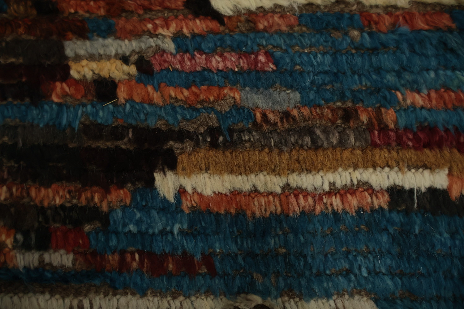 Dynamic Multicolored Moroccan Area Rug 6x10 for Living Spaces