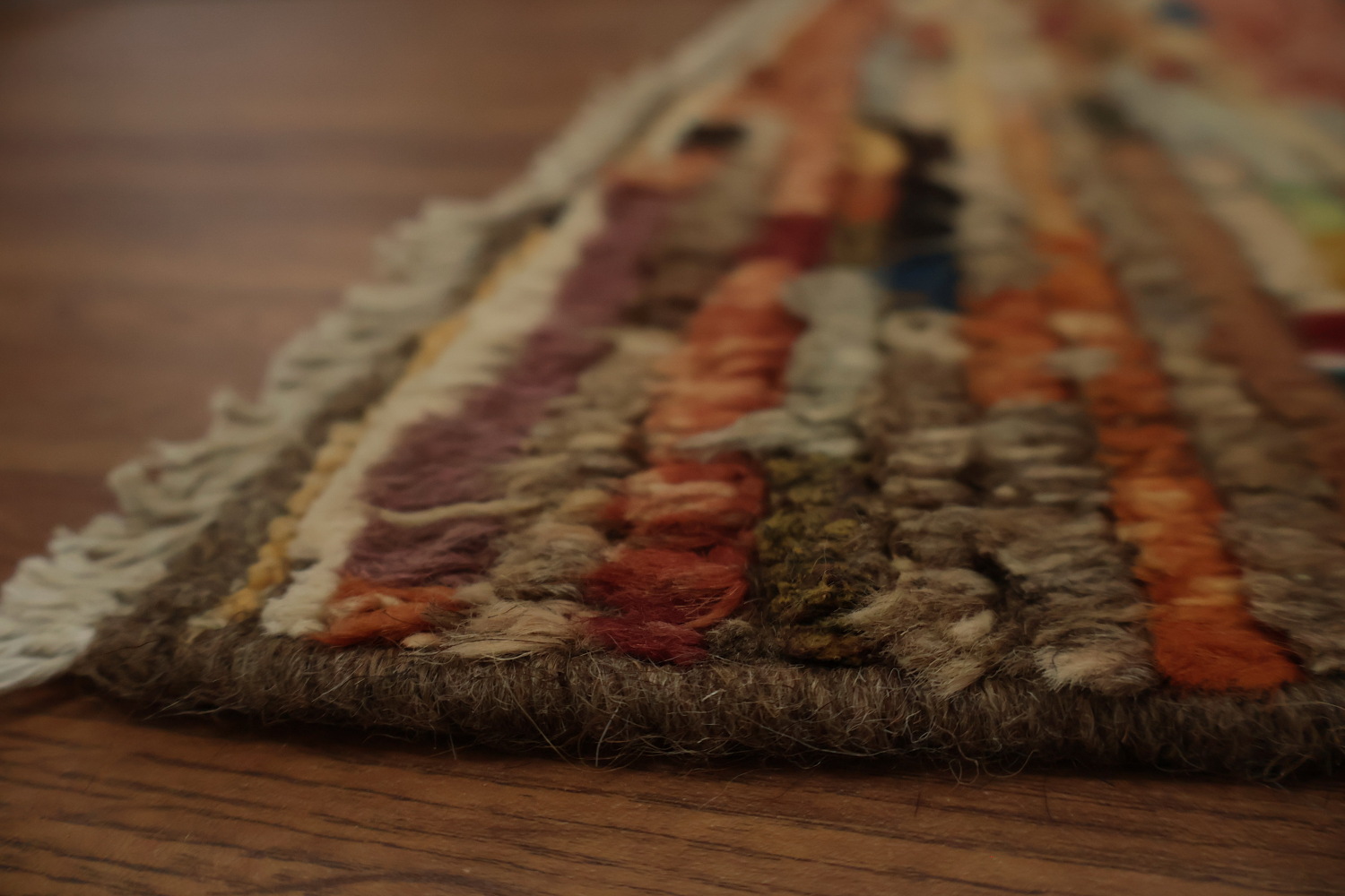 Dynamic Multicolored Moroccan Area Rug 6x10 for Living Spaces