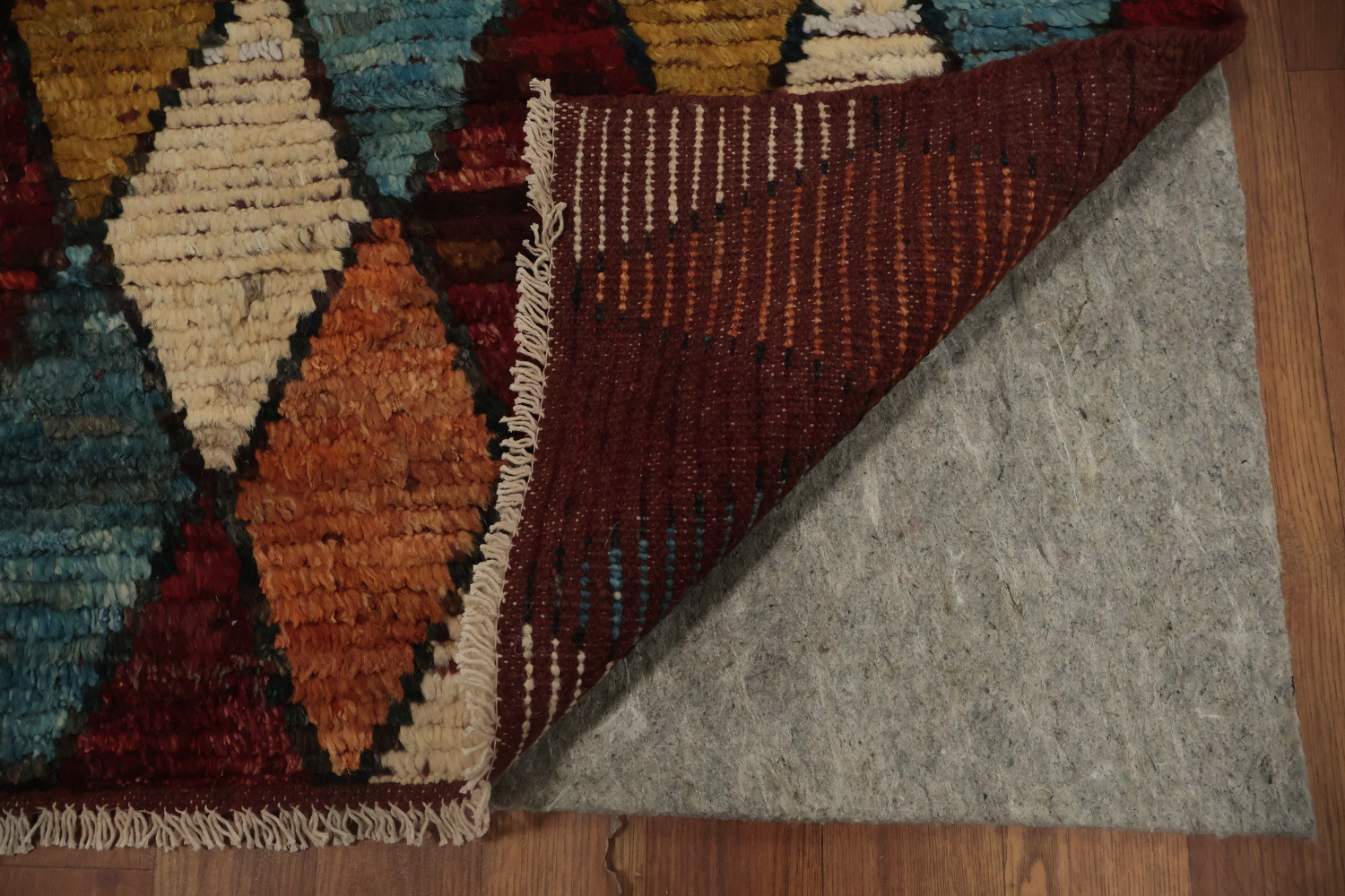 Rhombus Moroccan Area Rug 7x9 for a Vibrant and Cozy Living Space