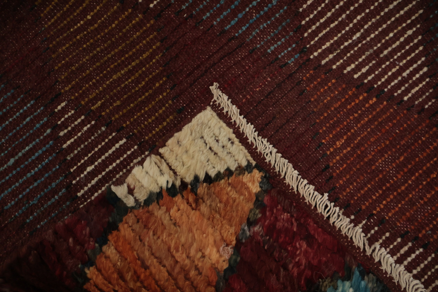 Rhombus Moroccan Area Rug 7x9 for a Vibrant and Cozy Living Space
