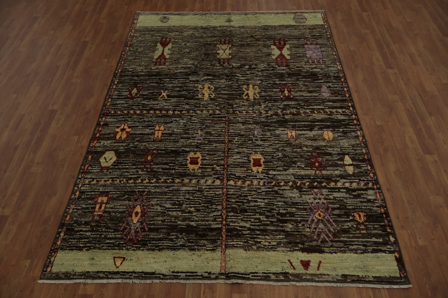 Vibrant Geometric Moroccan Area Rug 7x10 for Living Rooms