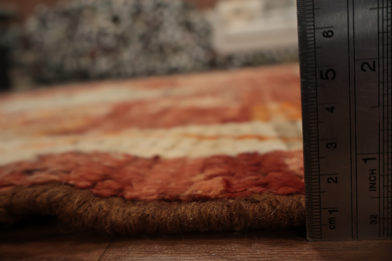 Intricate Tribal Design on a Rich Moroccan Area Rug 6x9