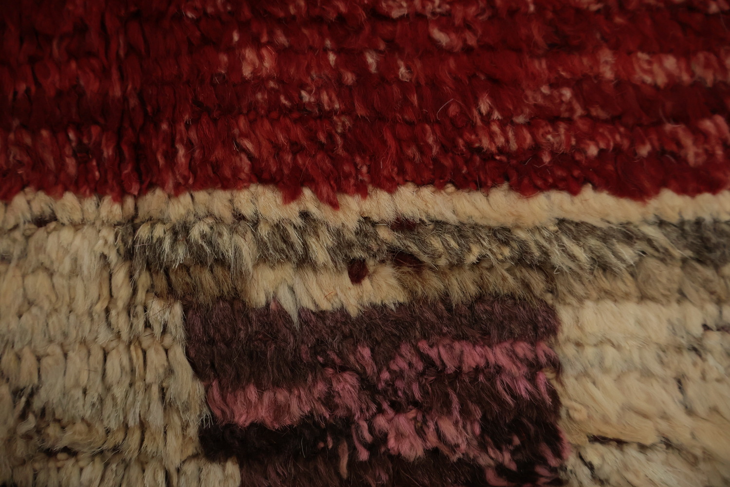 Red Geometric Moroccan Oriental Area Rug 7x10