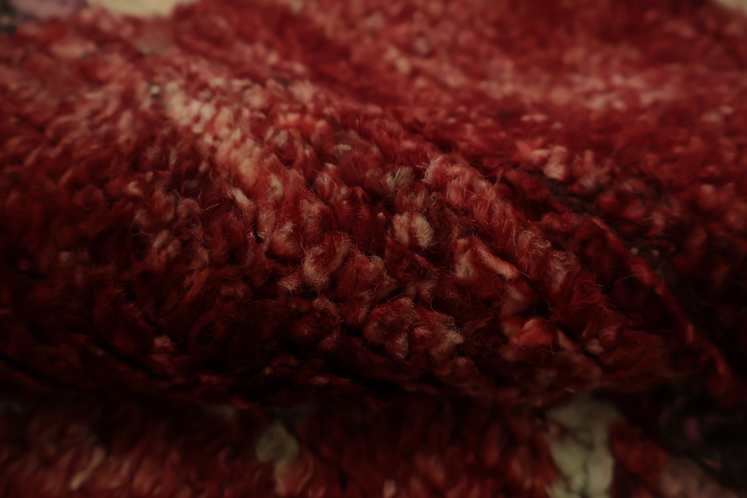 Red Geometric Moroccan Oriental Area Rug 7x10