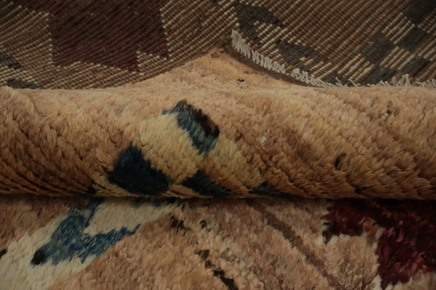 Ethnic Style Moroccan Area Rug 7x10 with Unique Symbolic Designs