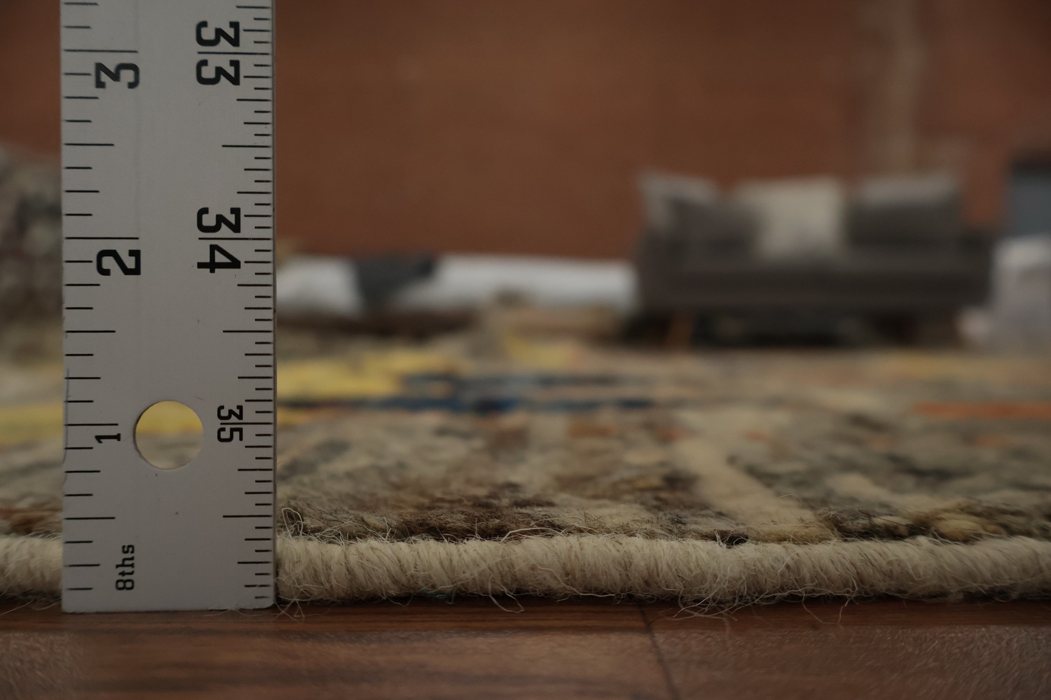 Artisanal Moroccan Area Rug 7x10 with Dynamic Geometric Patterns