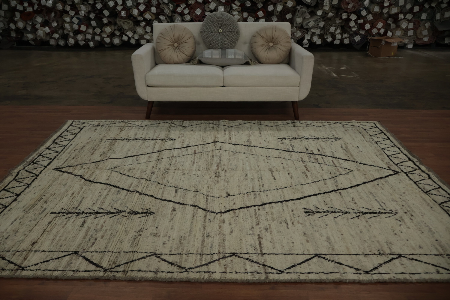 Geometric Moroccan Oriental Area Rug 7x10