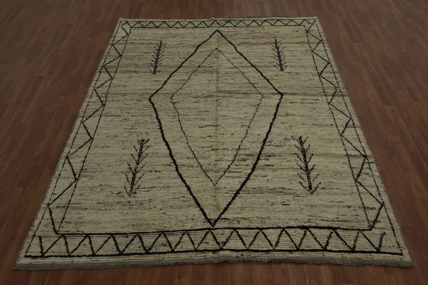 Geometric Moroccan Oriental Area Rug 7x10