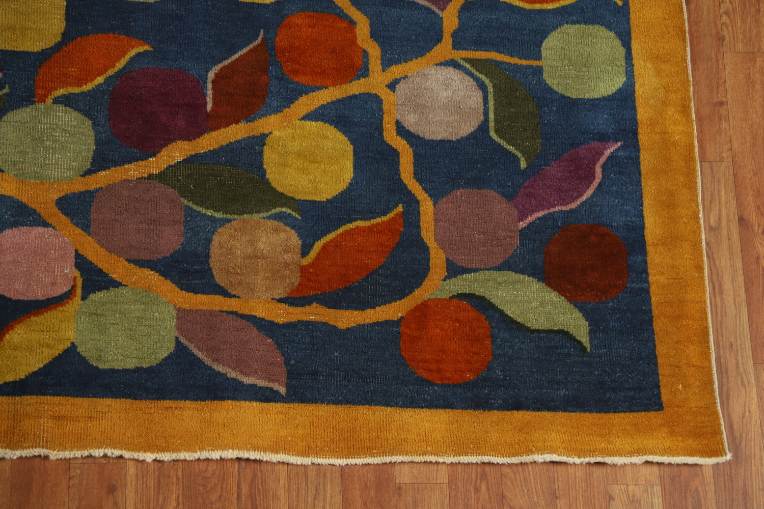 Antique Vegetable Dye Art Deco Chinese Area Rug 7x11