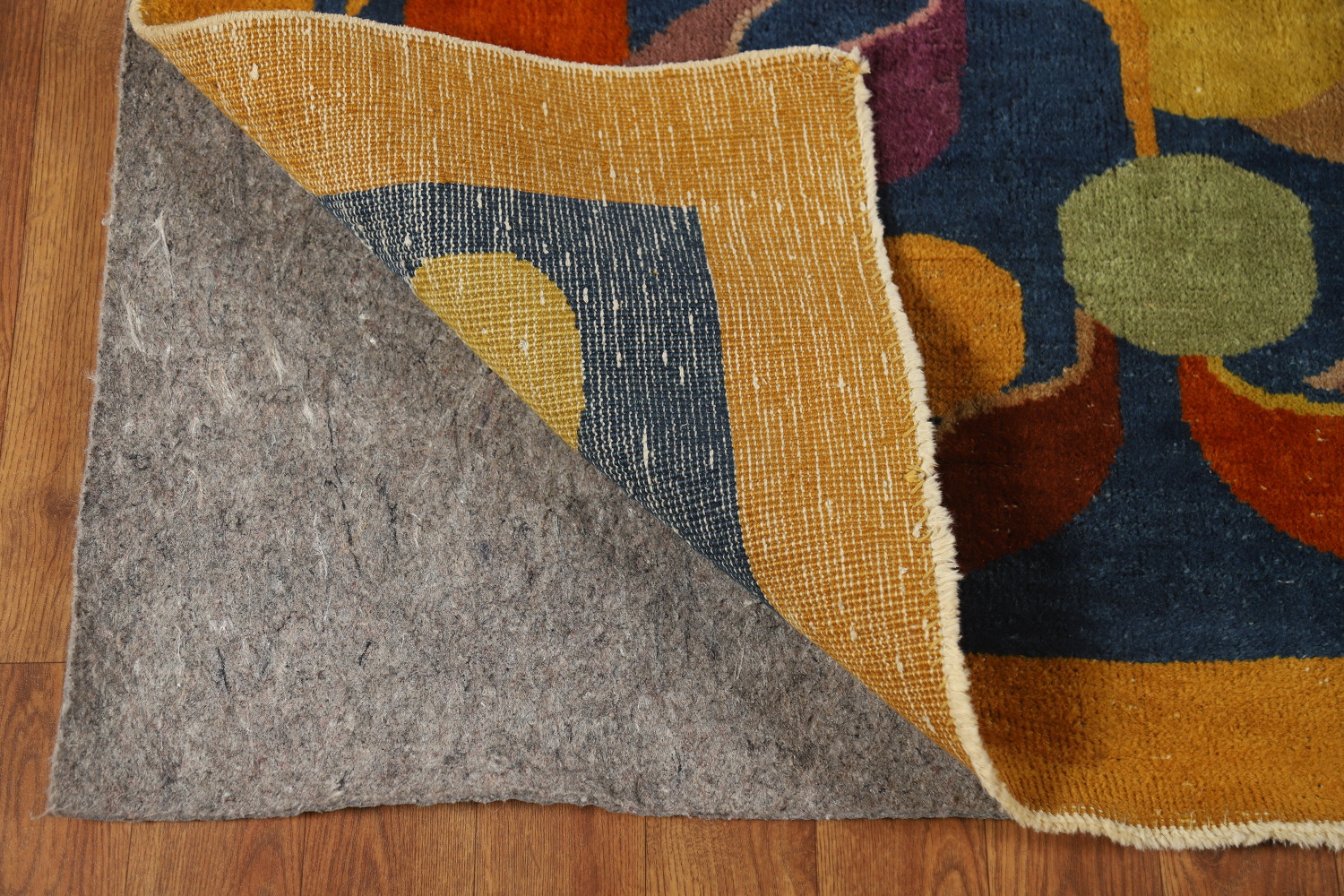 Antique Vegetable Dye Art Deco Chinese Area Rug 7x11