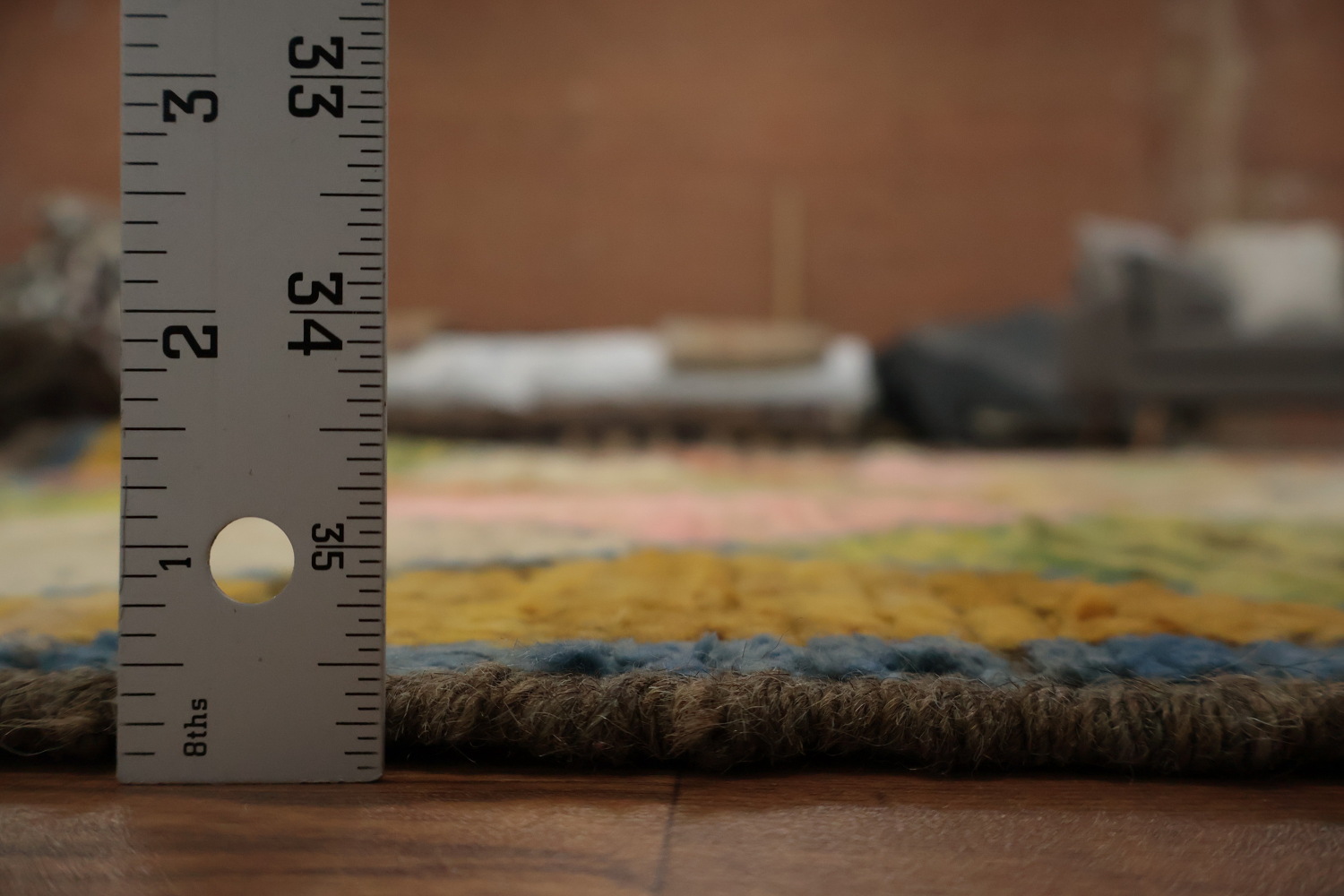 Vibrant Moroccan Area Rug 7x10 with Multicolored Geometric Patterns