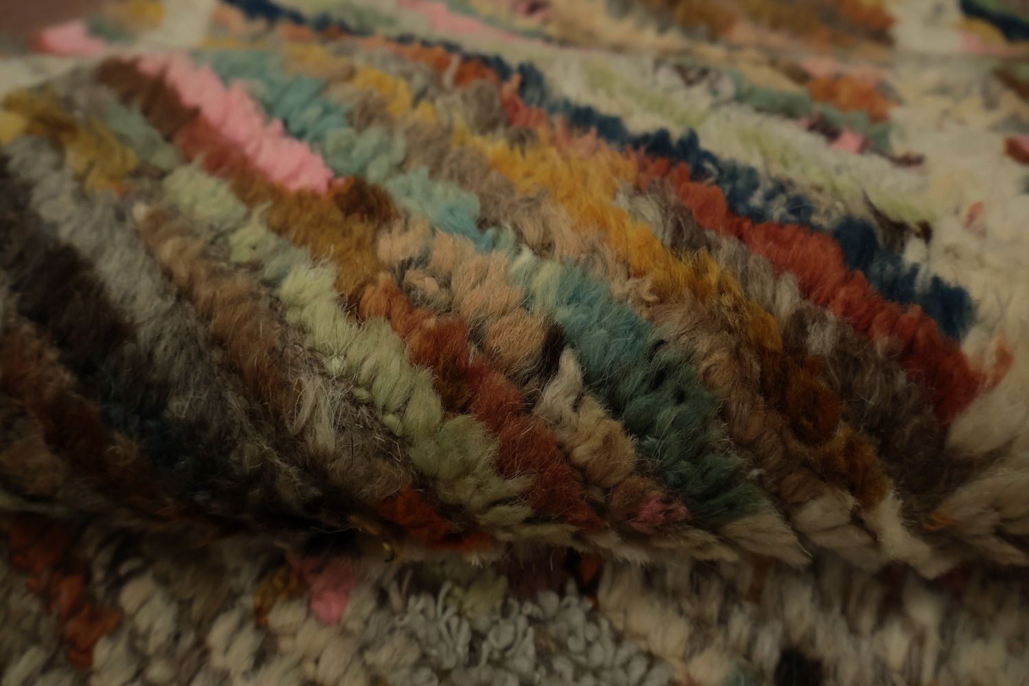 Earth Tones Moroccan Area Rug 7x10 for Cozy Stylish Homes