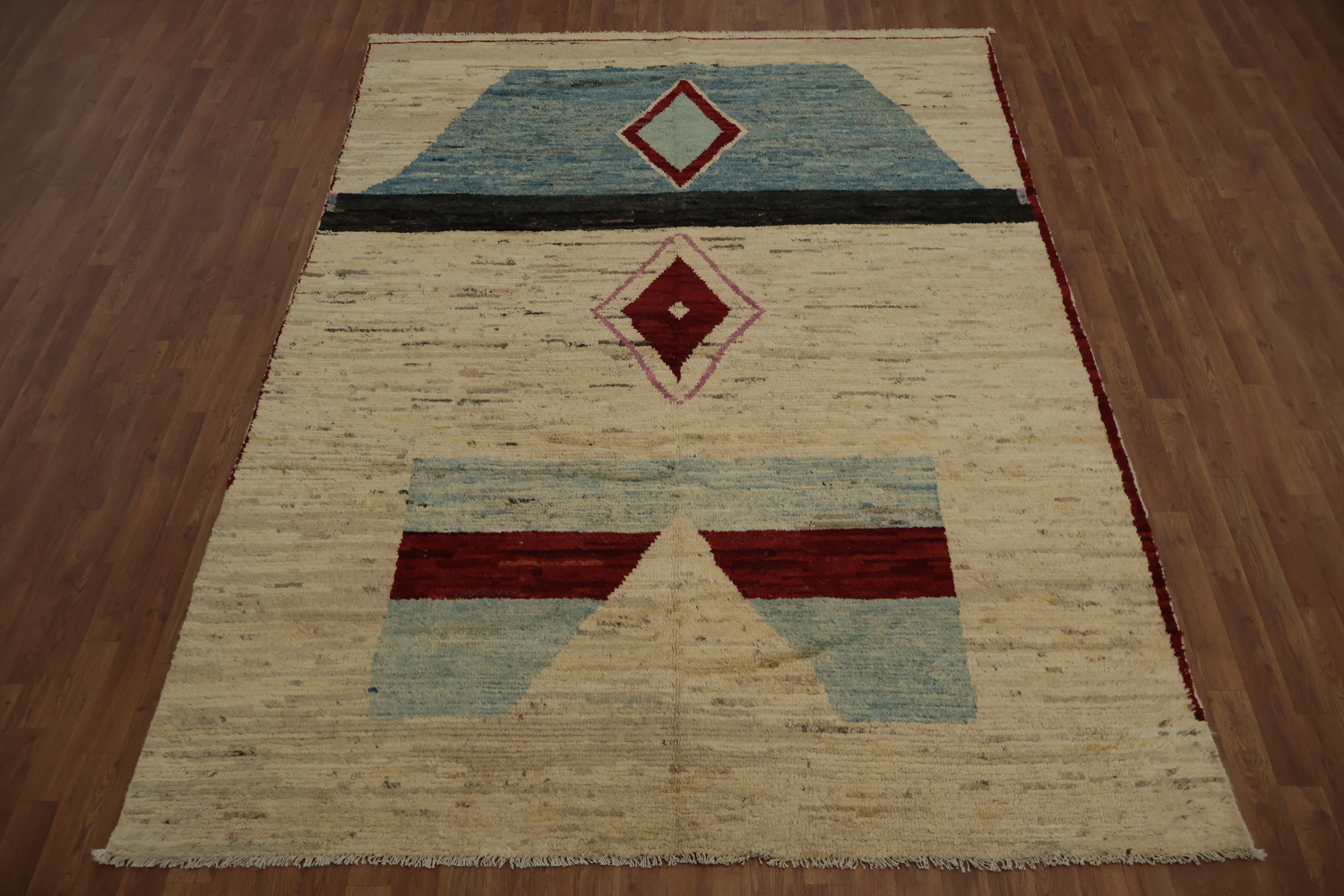 Elegant Geometric Moroccan Area Rug 7x9 for Contemporary Spaces