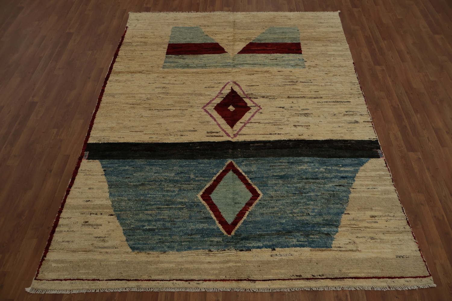 Elegant Geometric Moroccan Area Rug 7x9 for Contemporary Spaces