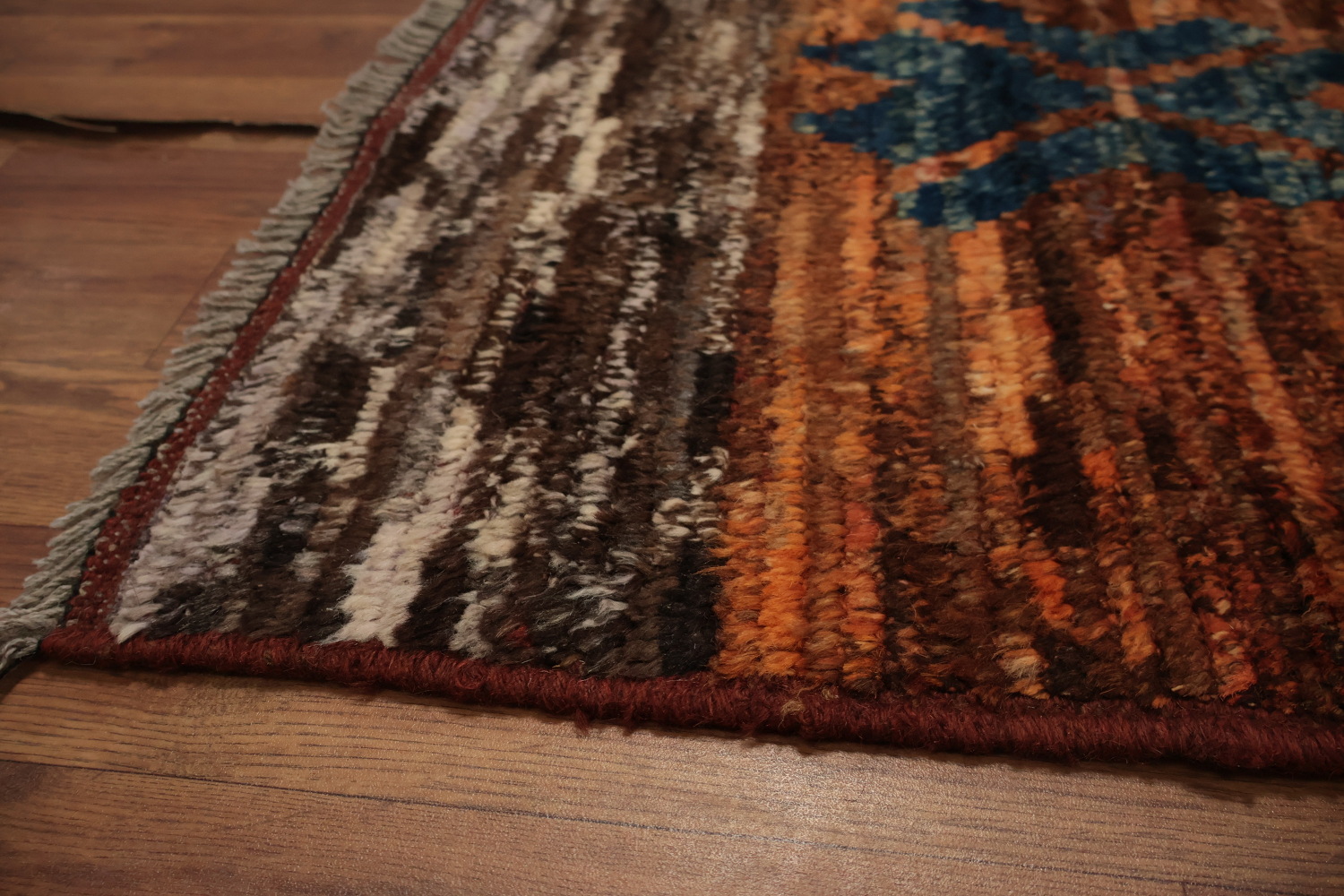 Unique Moroccan Area Rug 7x10 with a Mix of Rich Colors and Patterns