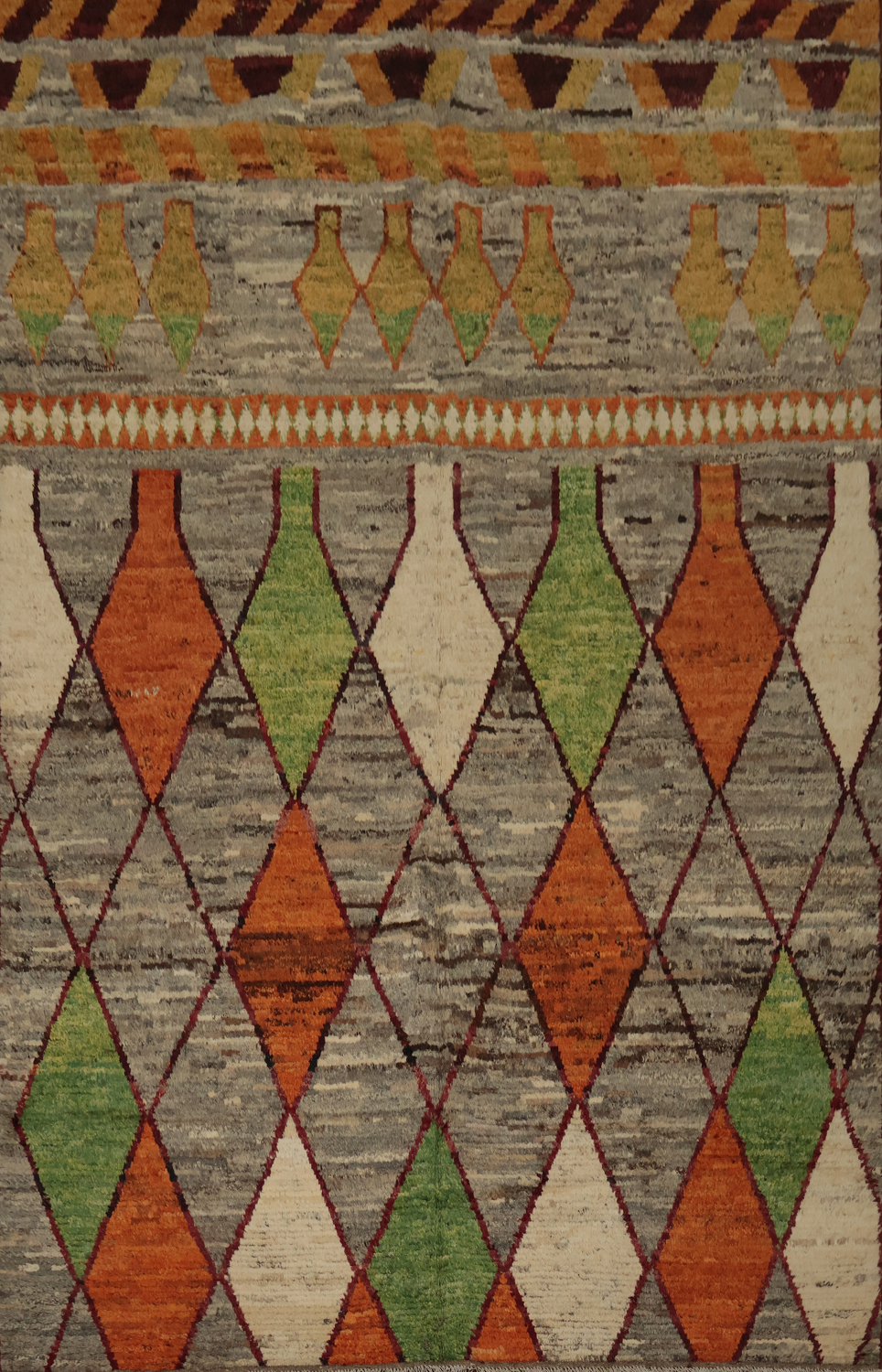 Geometric Moroccan Oriental Area Rug 7x10