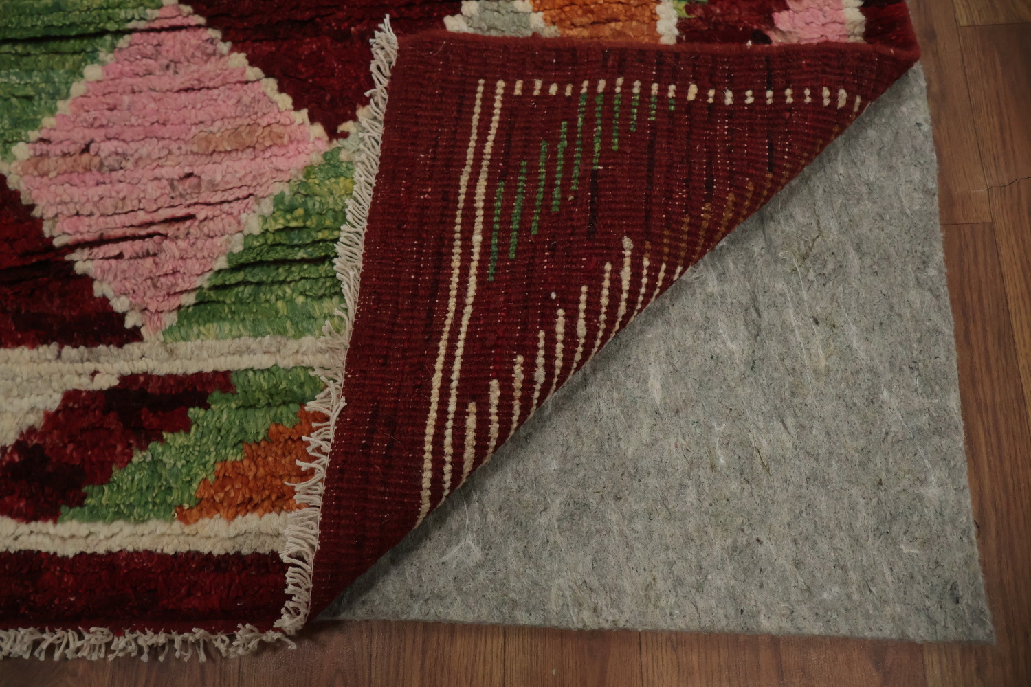 Authentic Diamond Pattern Moroccan Oriental Rug 5x6