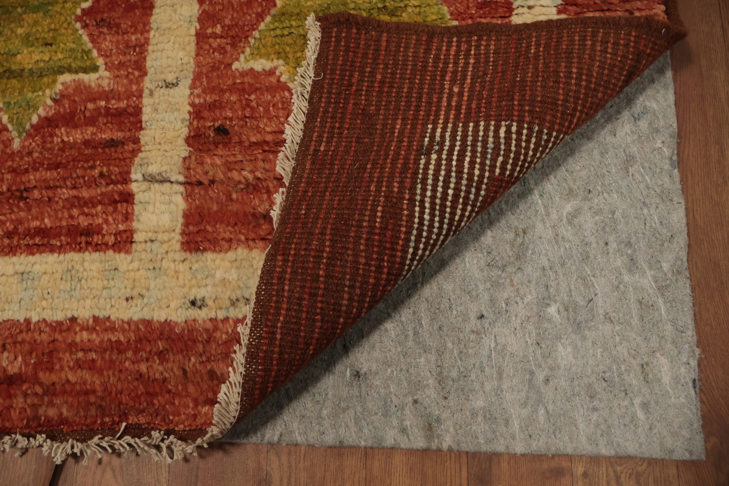 Artisan Moroccan Area Rug 7x10 with Bold Patterns in Earthy Tones