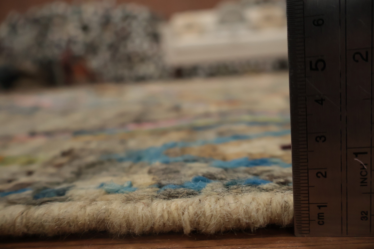 Diamonds Moroccan Area Rug 7x10 with Intricate Colorful Details