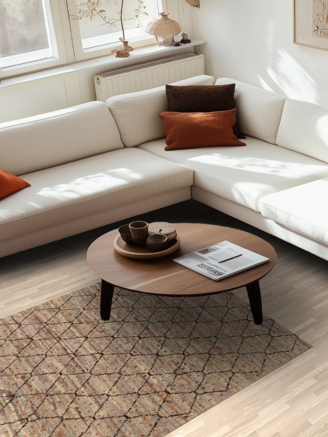 All-Over Trellis Moroccan Oriental Rug 4x6