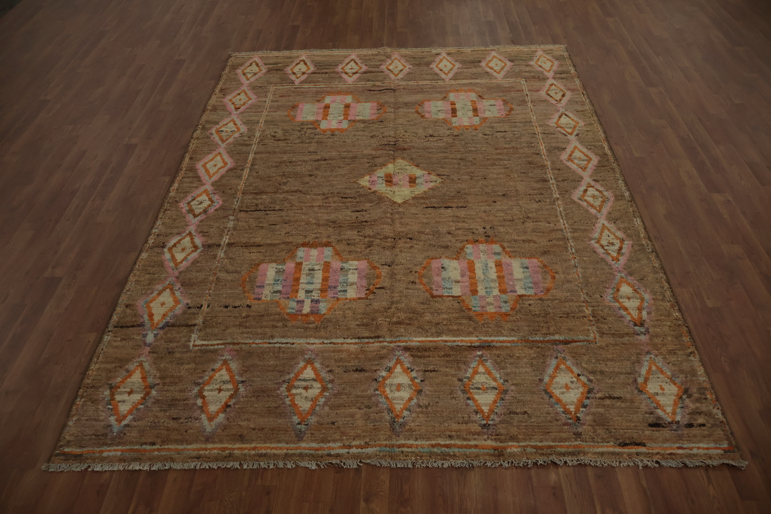 Handmade Moroccan Oriental Area Rug 7x10