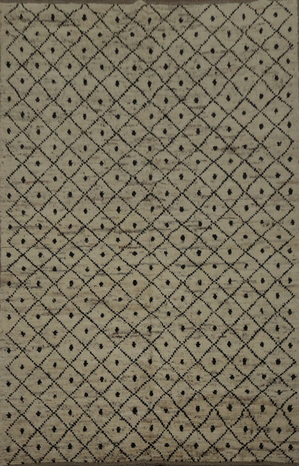 All-Over Trellis Moroccan Oriental Area Rug 7x10
