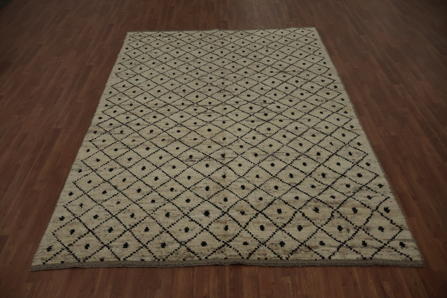 All-Over Trellis Moroccan Oriental Area Rug 7x10