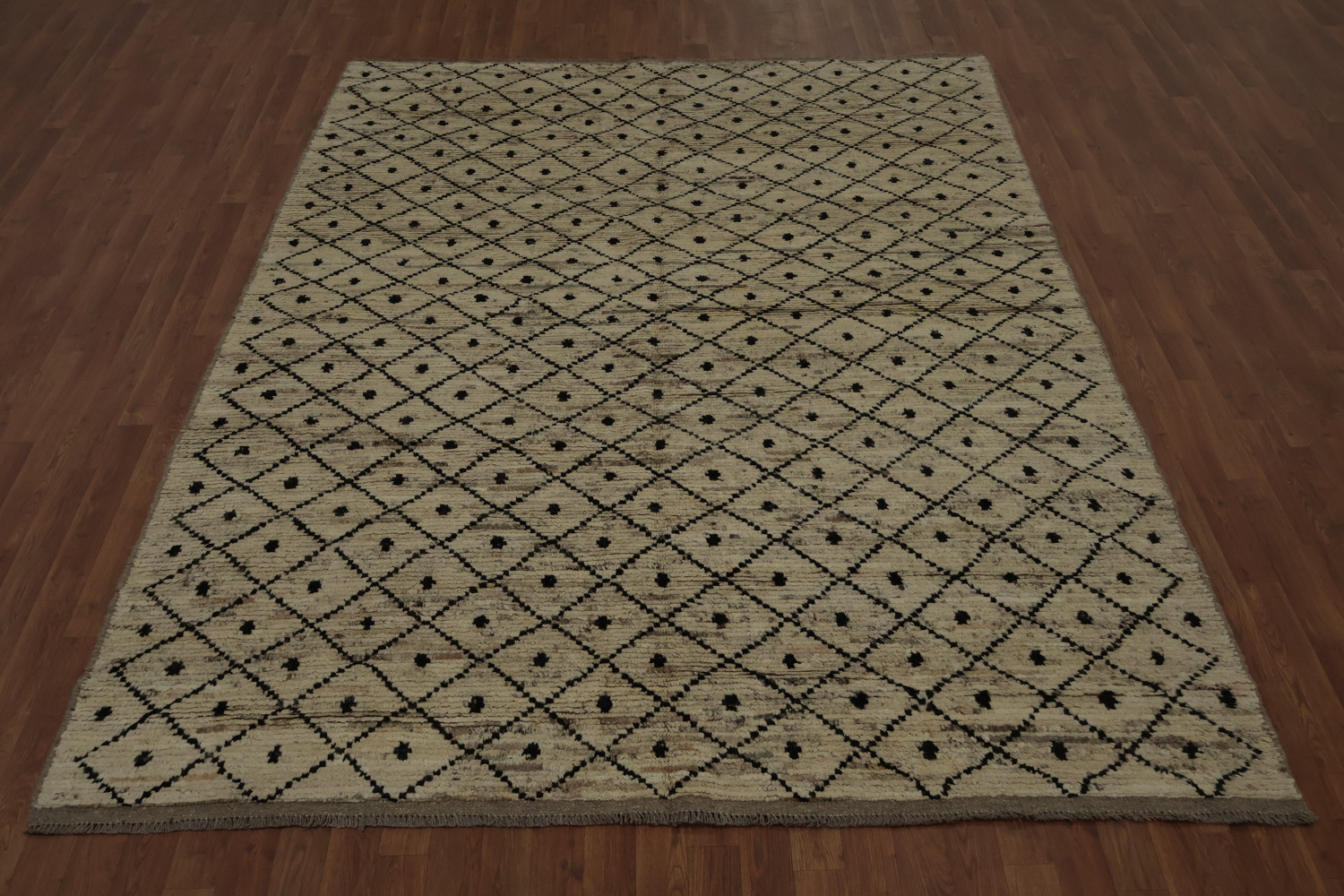 All-Over Trellis Moroccan Oriental Area Rug 7x10