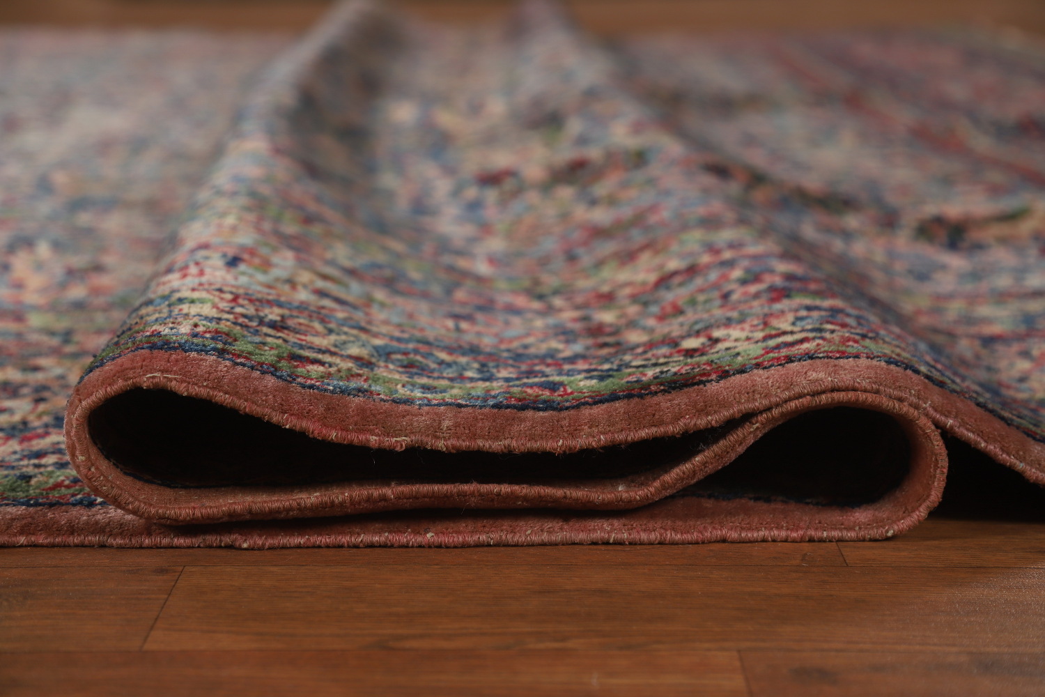 Antique Vegetable Dye Kerman Persian Large Rug 9x18