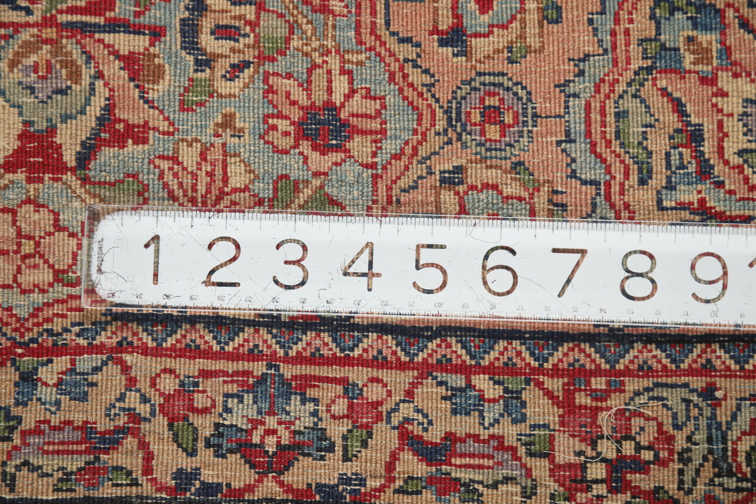 Antique Vegetable Dye Kerman Persian Large Rug 9x18