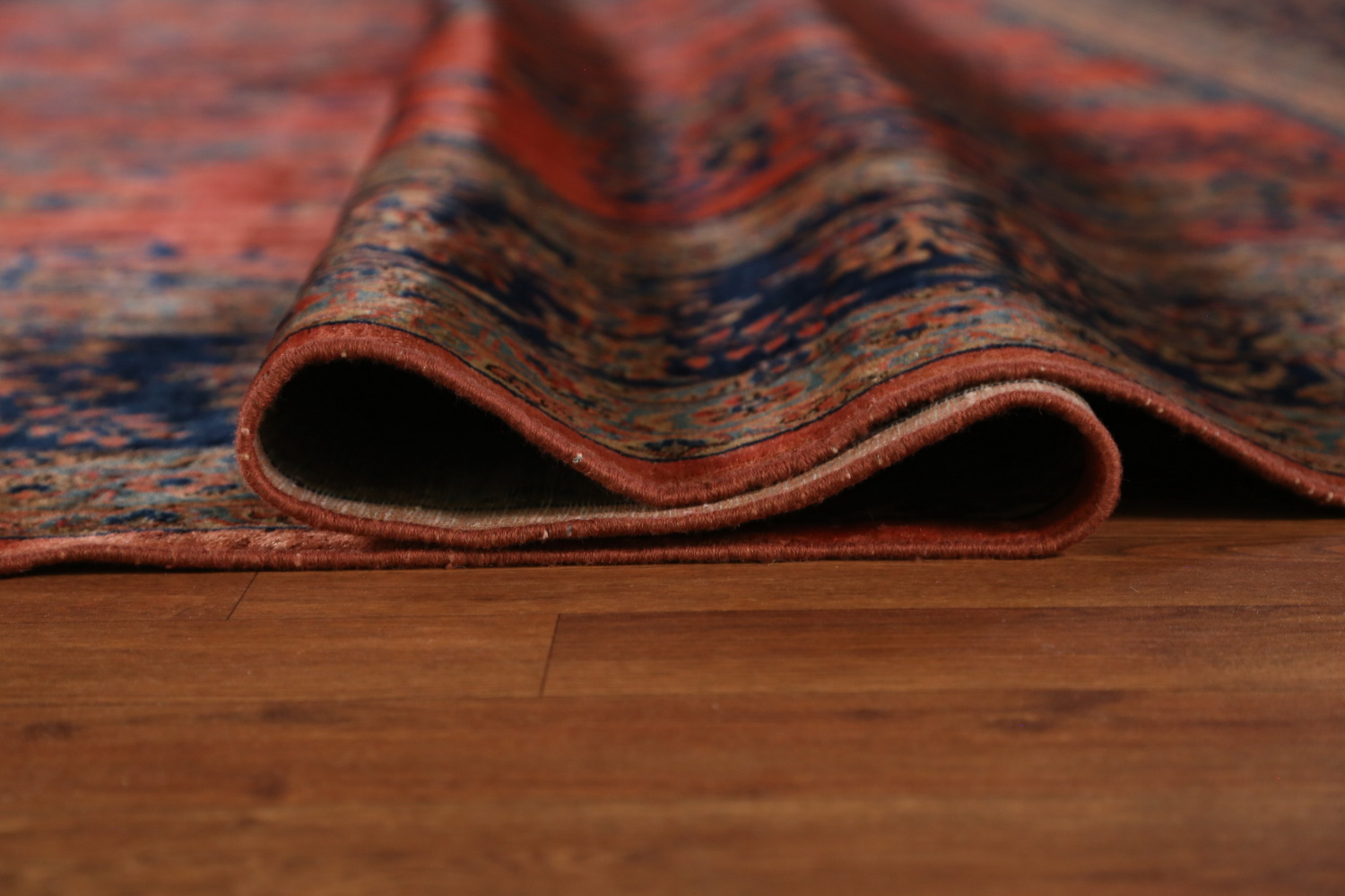 Pre-1900 Vegetable Dye Manchester Wool Kashan Persian Rug 10x16