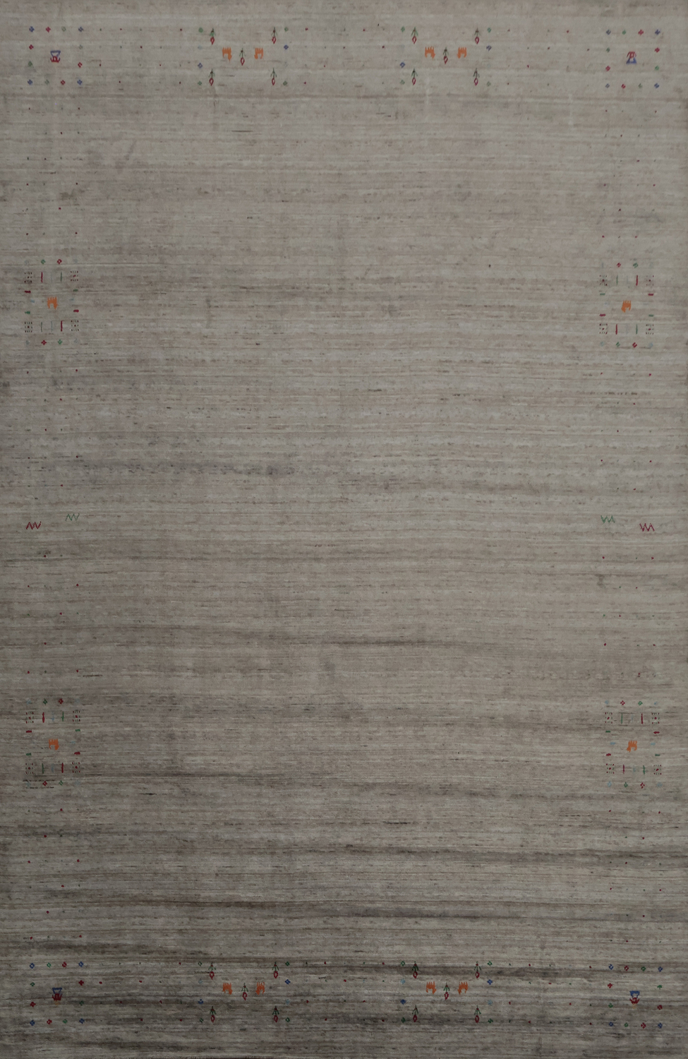 Refined Tone Gabbeh Area Rug 9x12 Perfect for a Subtle Statement