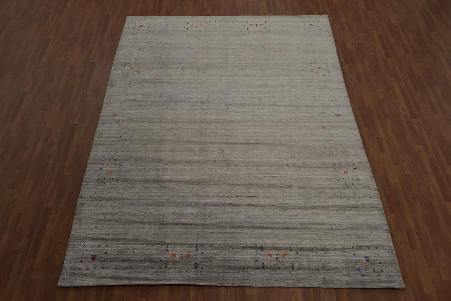 Refined Tone Gabbeh Area Rug 9x12 Perfect for a Subtle Statement