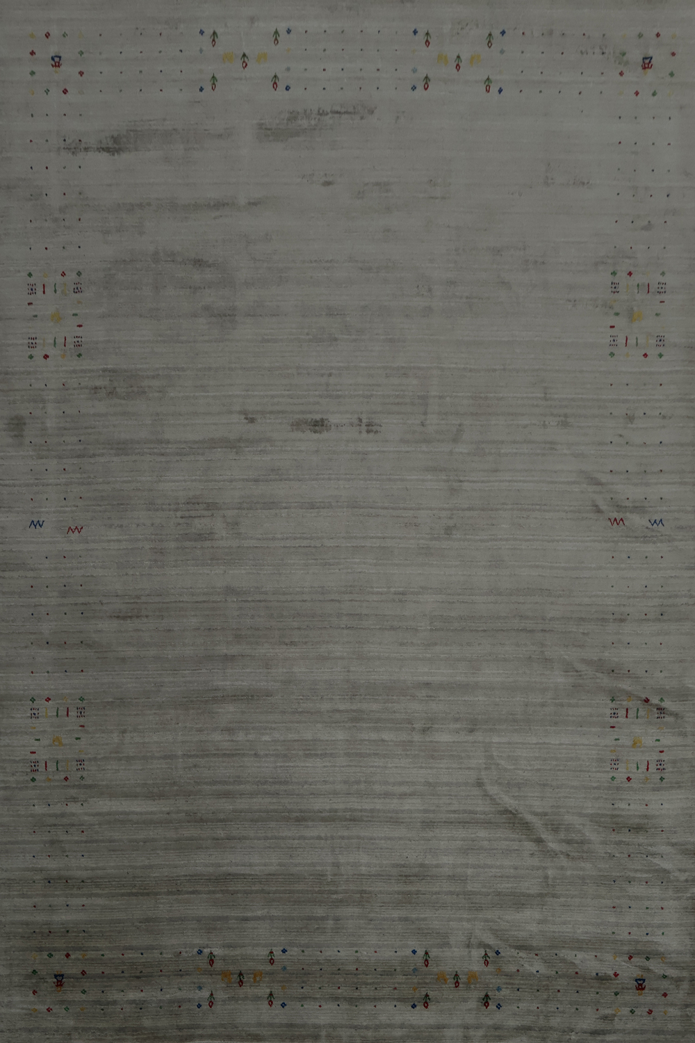 Neutral Gabbeh Area Rug 9x12 Perfect for Modern Interior Spaces