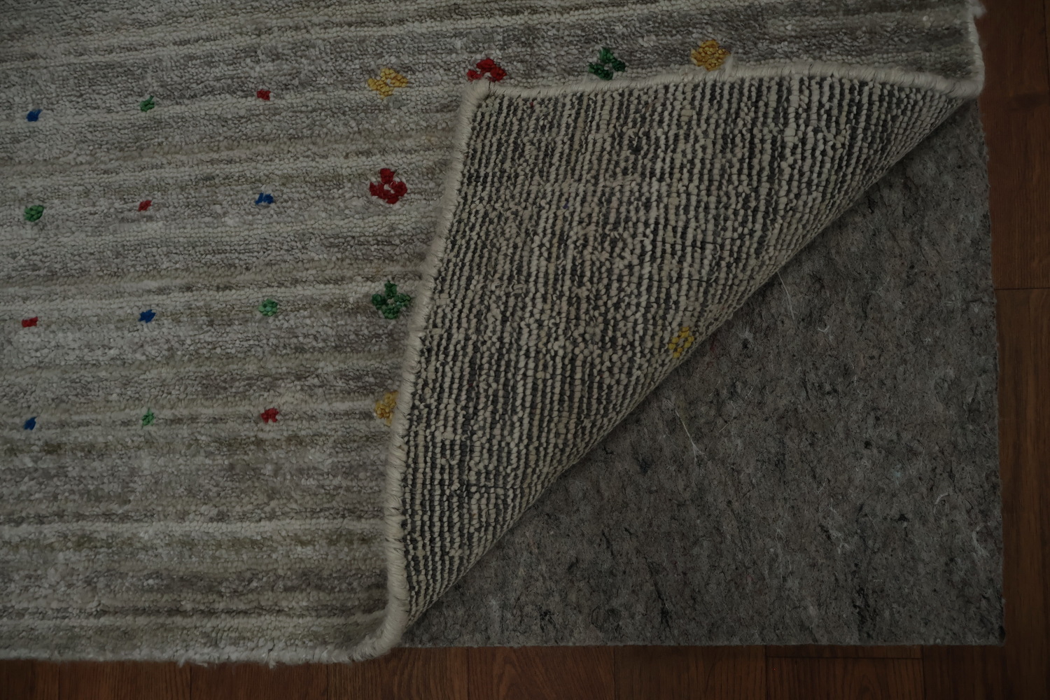 Neutral Gabbeh Area Rug 9x12 Perfect for Modern Interior Spaces