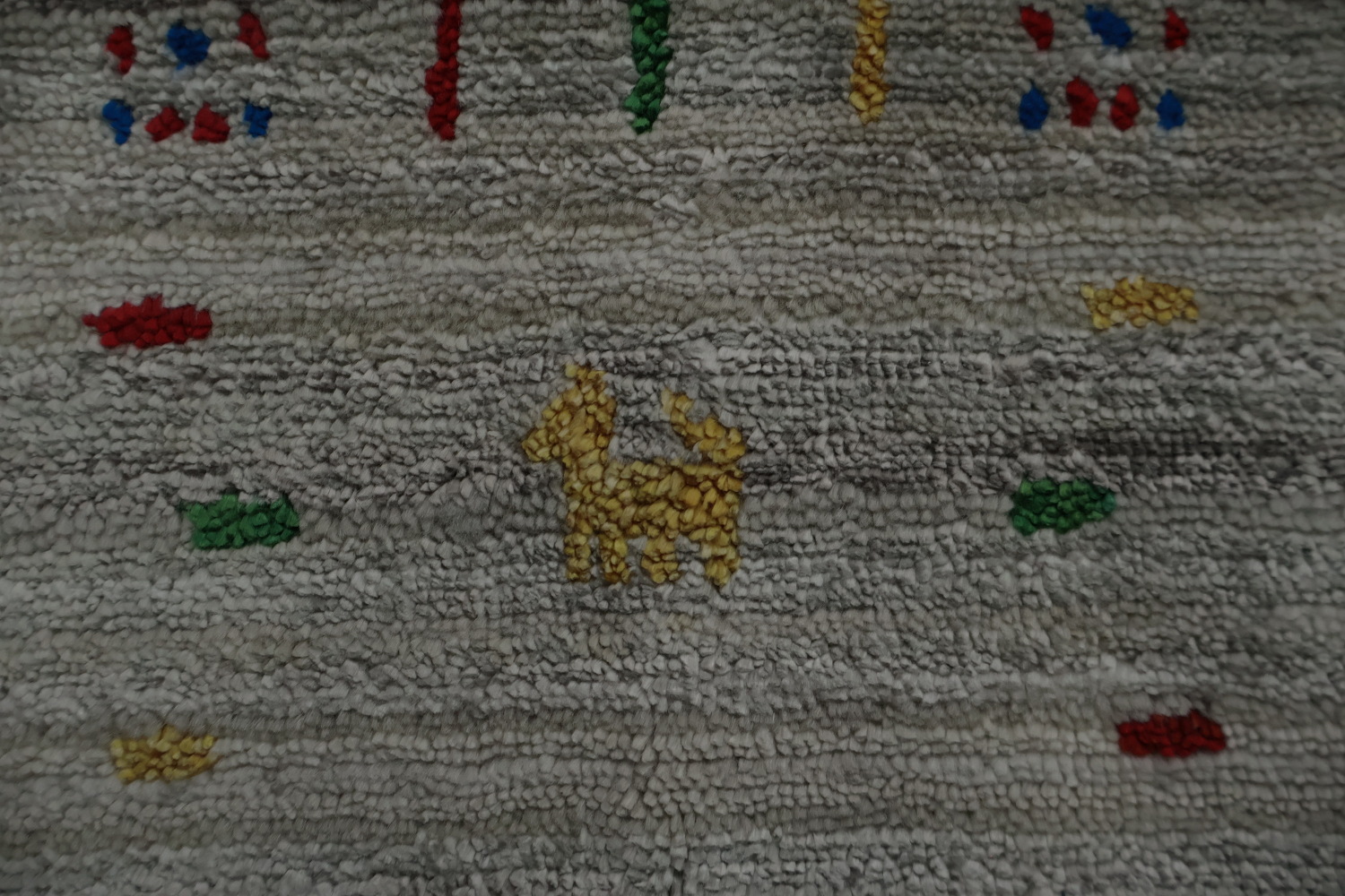 Neutral Gabbeh Area Rug 9x12 Perfect for Modern Interior Spaces