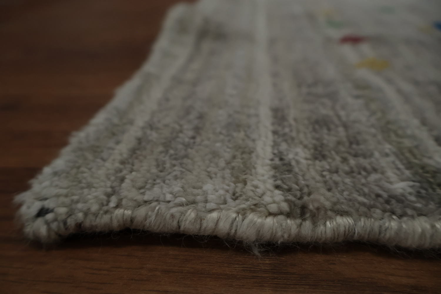 Neutral Gabbeh Area Rug 9x12 Perfect for Modern Interior Spaces