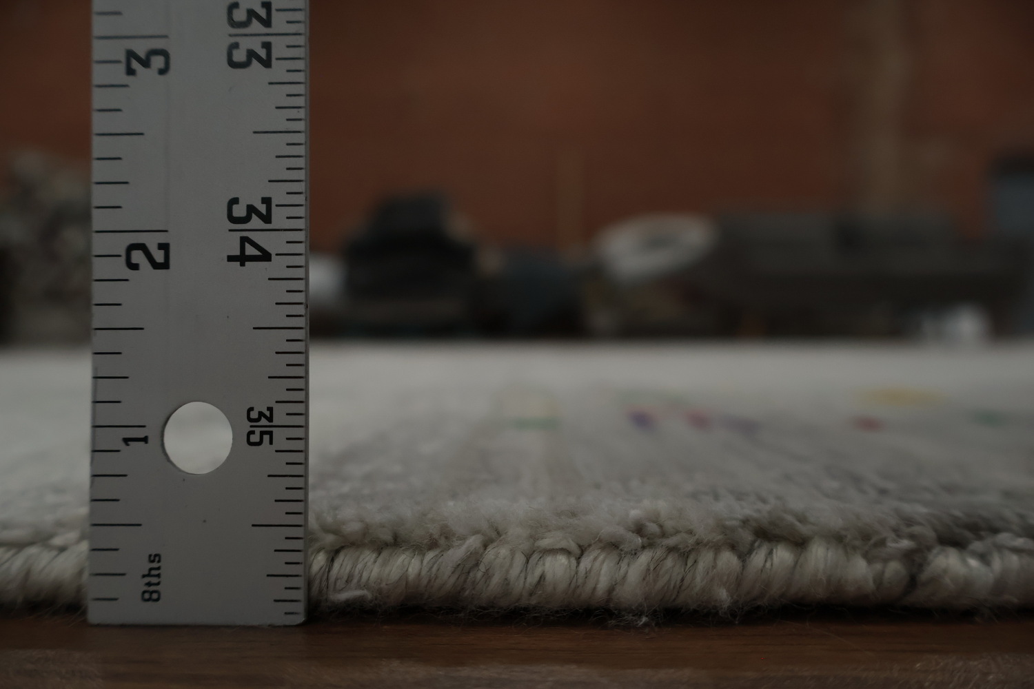 Neutral Gabbeh Area Rug 9x12 Perfect for Modern Interior Spaces