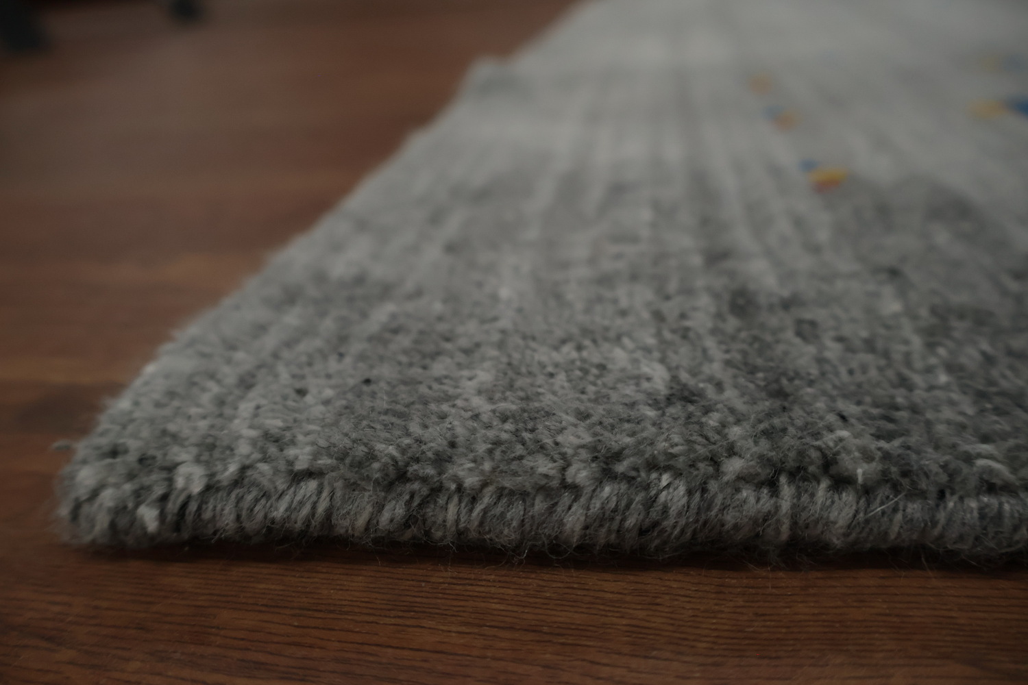 Versatile Decorative Gabbeh Area Rug 9x12 with Subtle Textured Surface