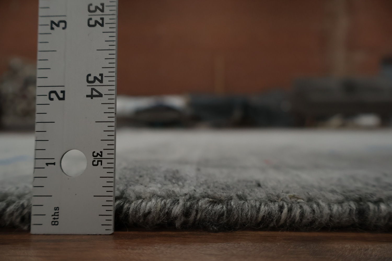 Versatile Decorative Gabbeh Area Rug 9x12 with Subtle Textured Surface
