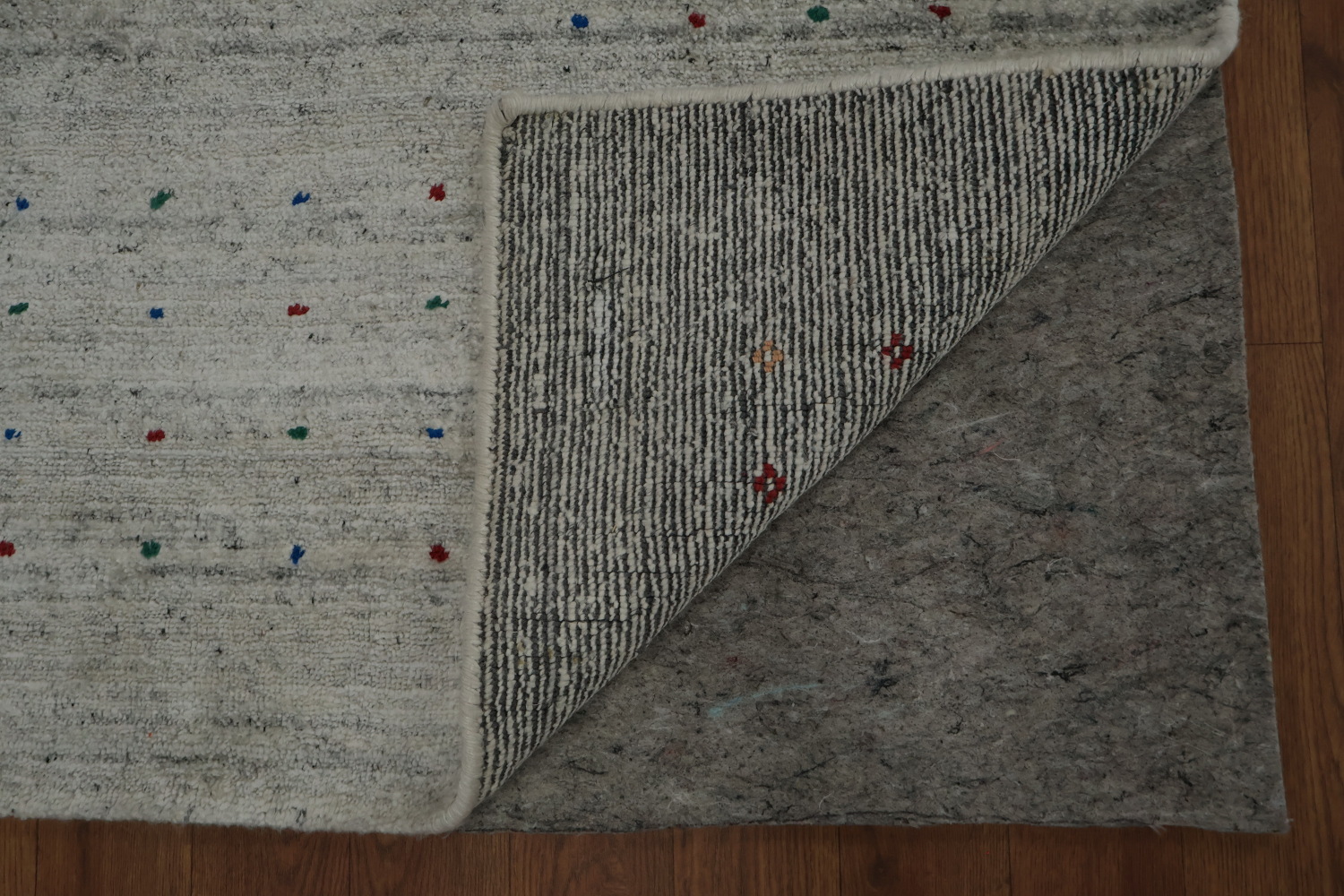 Elegance Gabbeh Area Rug 9x12 with Artistic Corner Embellishments