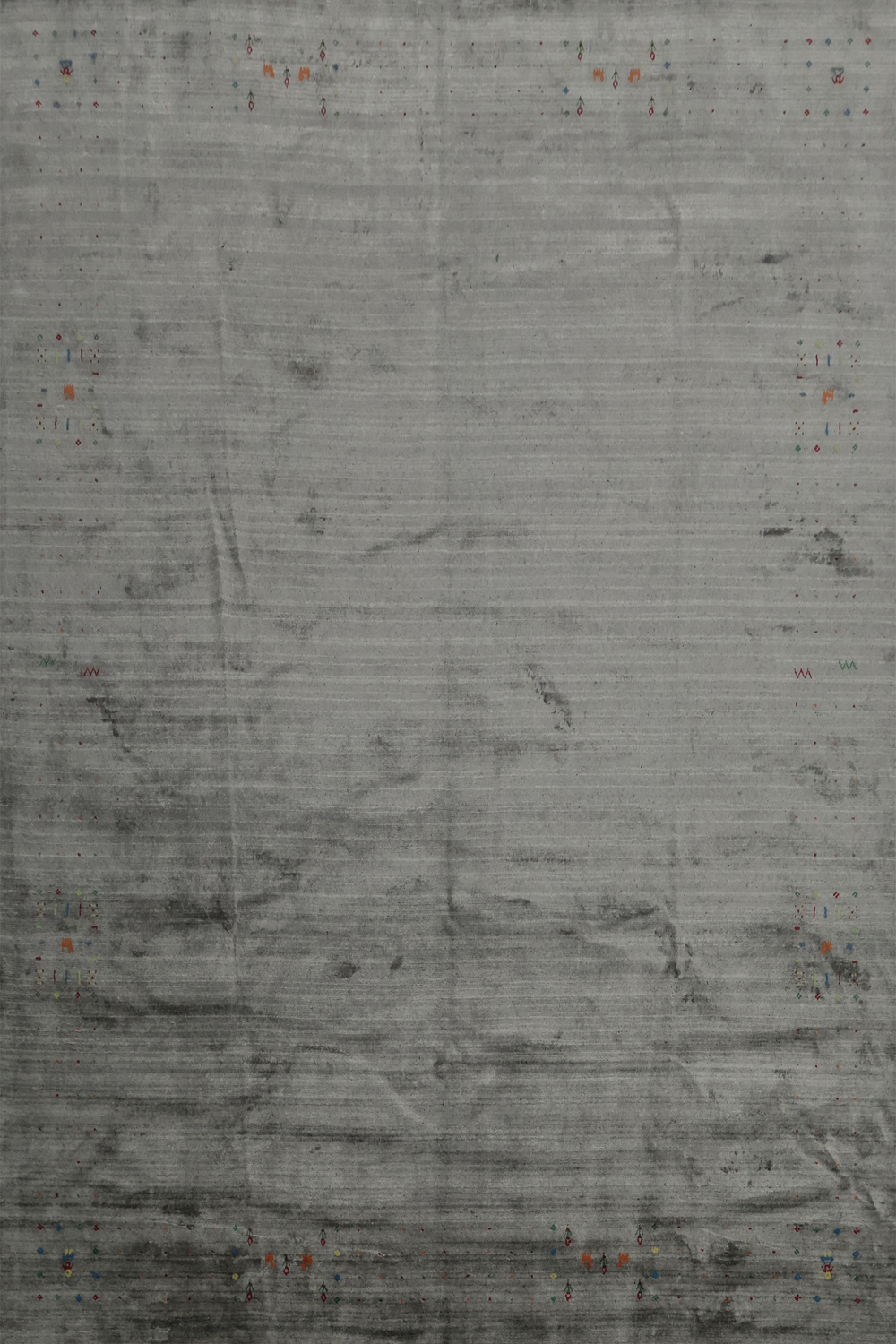 Luxurious Gray Gabbeh Area Rug 10x12 Enhancing Living Spaces