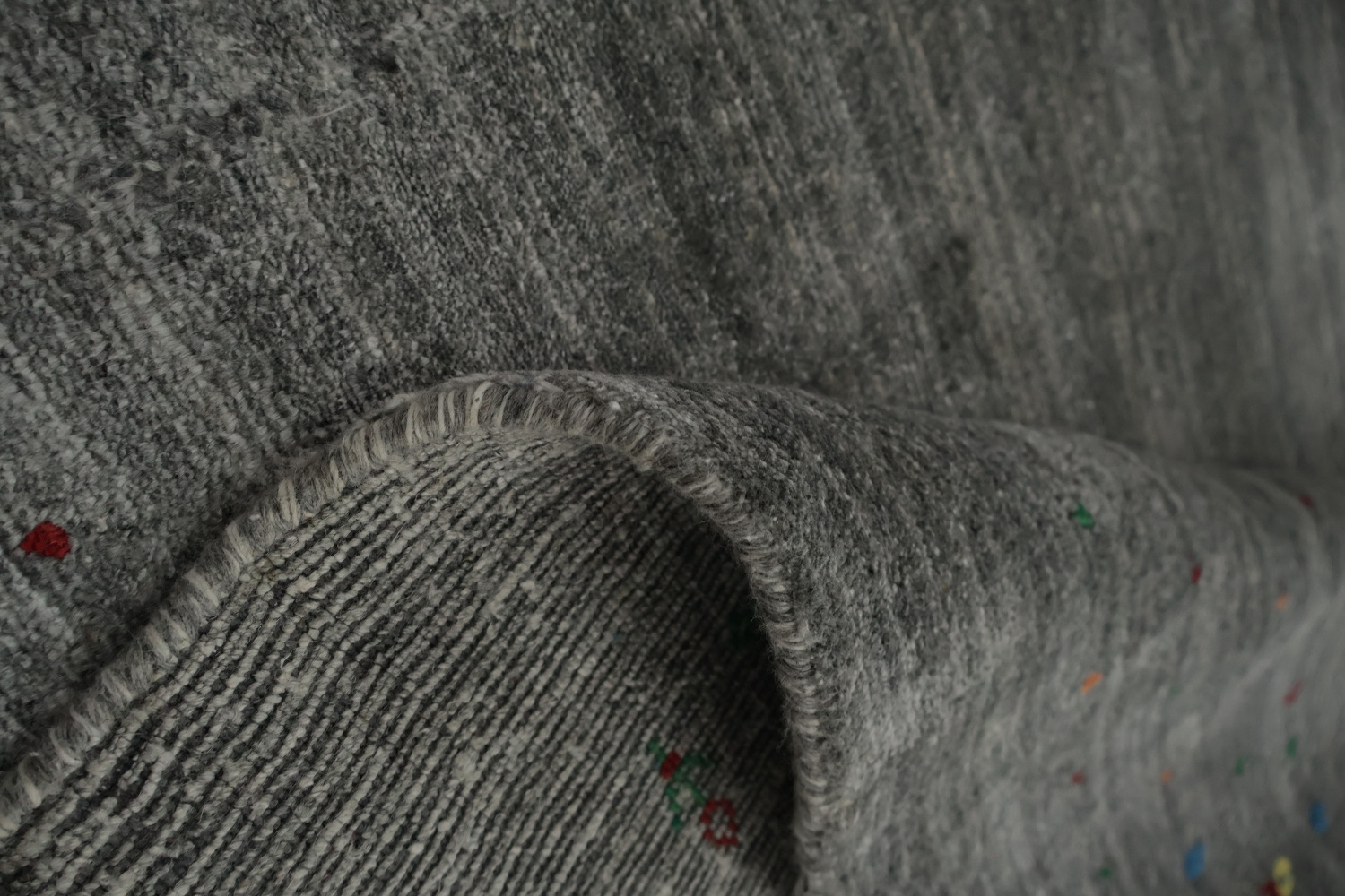 Luxurious Gray Gabbeh Area Rug 10x12 Enhancing Living Spaces