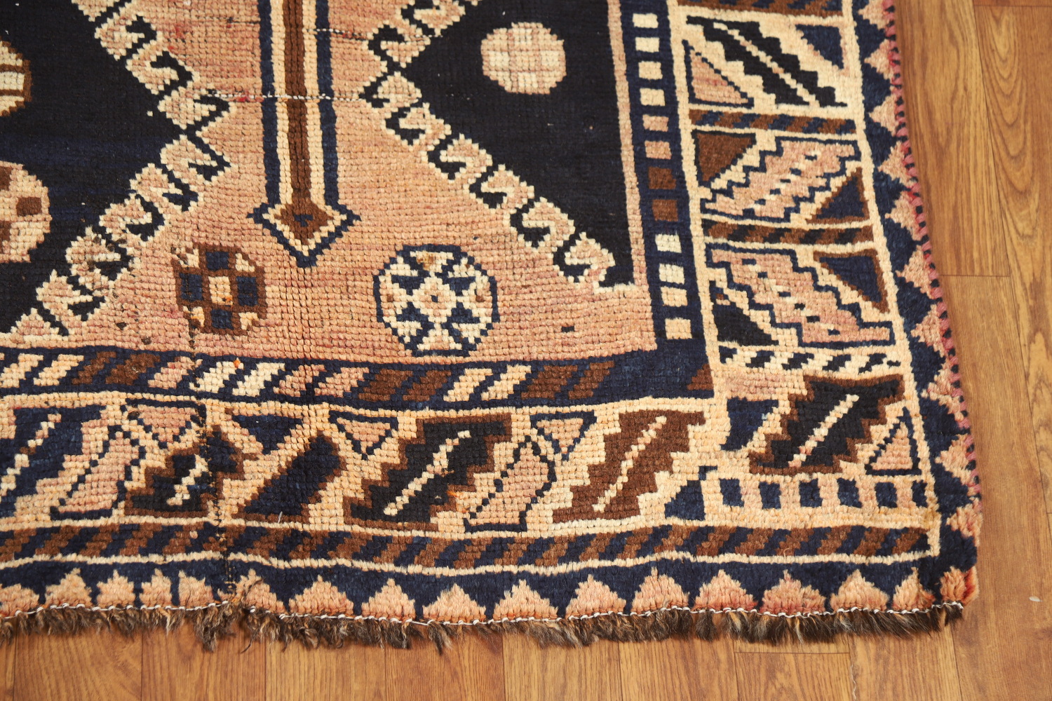 Antique Geometric Lori Persian Area Rug 6x9
