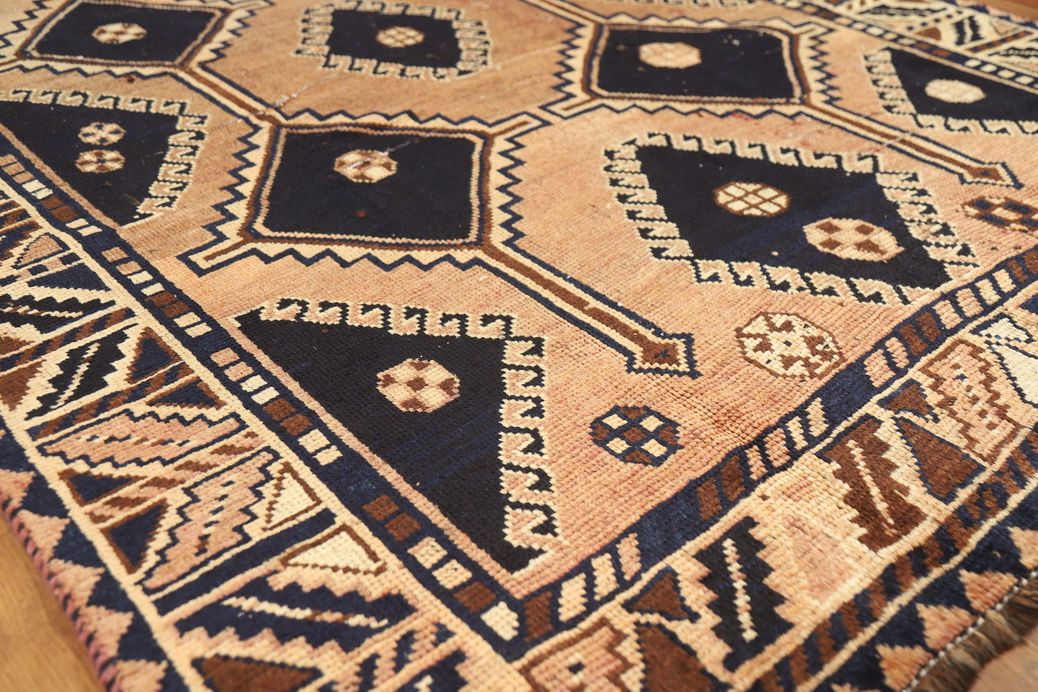 Antique Geometric Lori Persian Area Rug 6x9