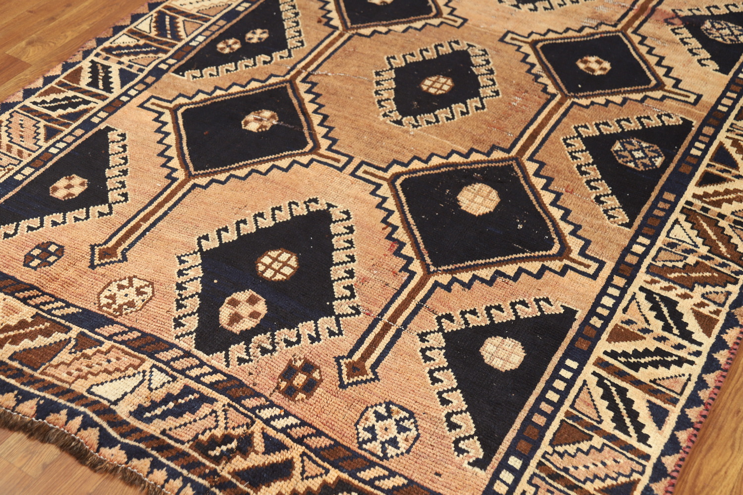 Antique Geometric Lori Persian Area Rug 6x9