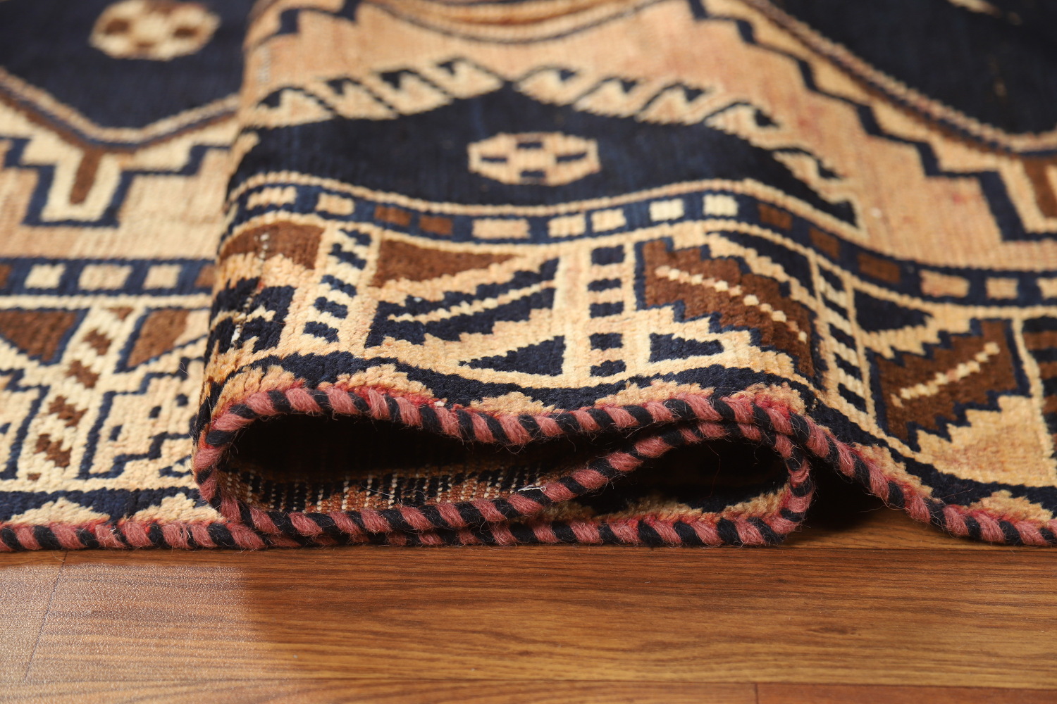 Antique Geometric Lori Persian Area Rug 6x9
