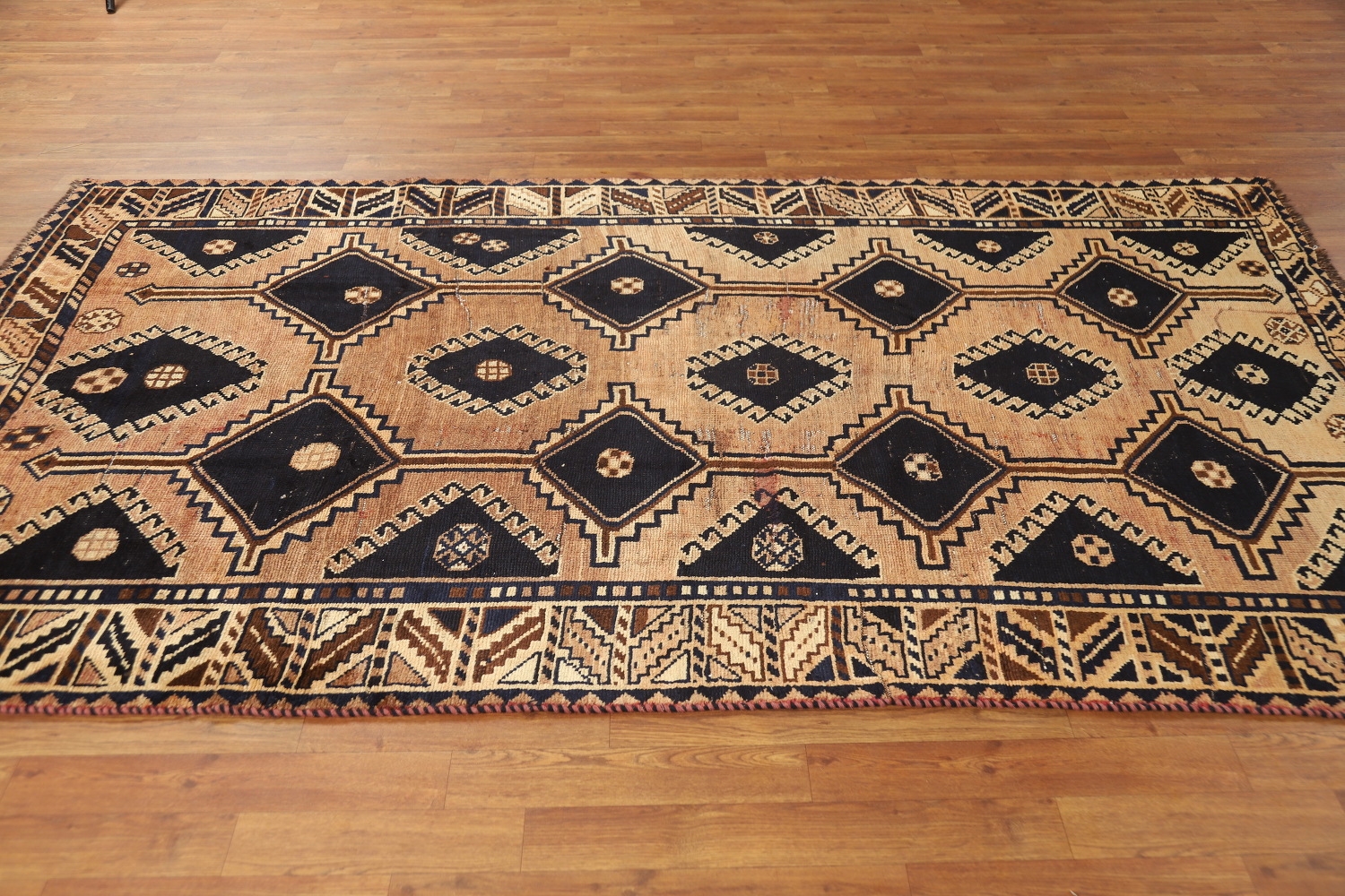 Antique Geometric Lori Persian Area Rug 6x9