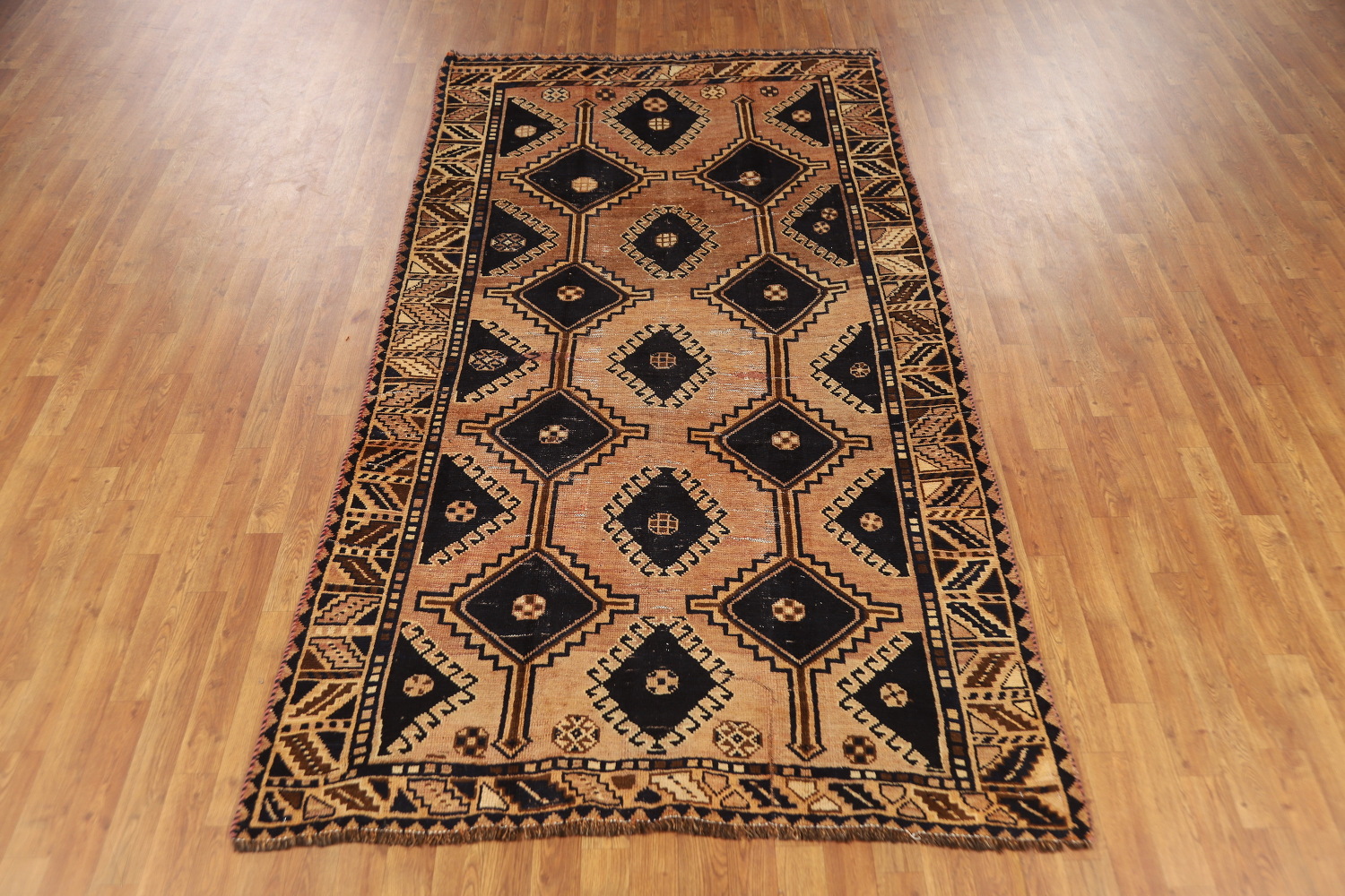 Antique Geometric Lori Persian Area Rug 6x9