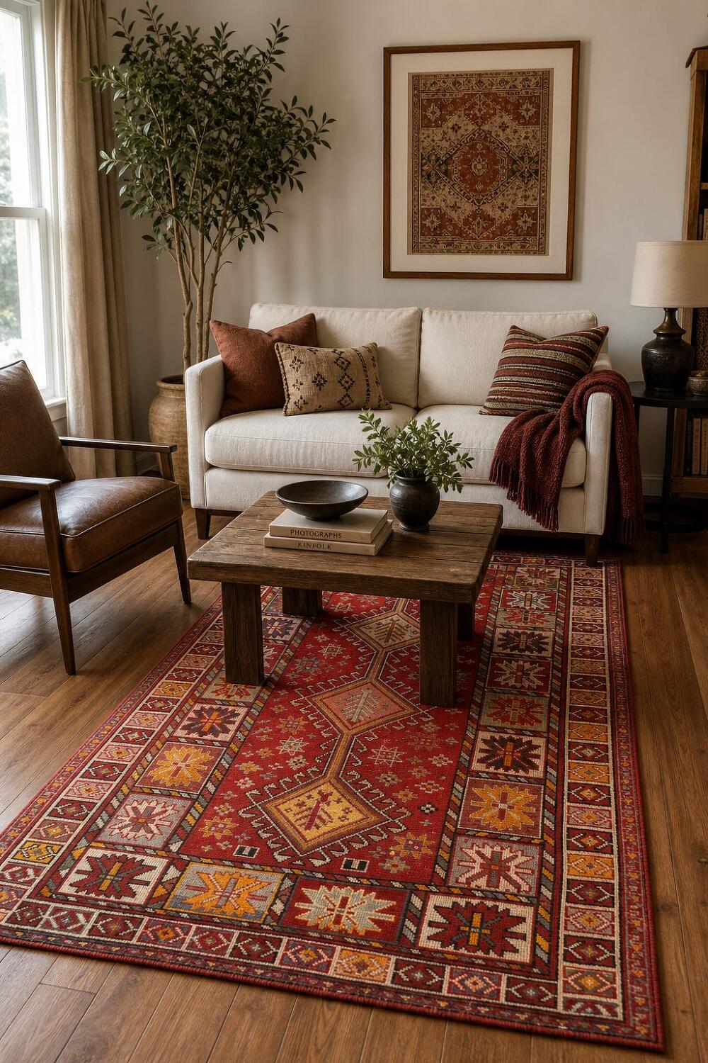 Geometric Lori Persian Area Rug 5x9